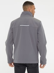 Threadbare Grey Funnel Neck Lightweight Jacket With Stretch - Image 2 of 5