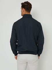 Threadbare Navy Blue Showerproof Harrington Style Jacket - Image 2 of 4