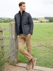 Threadbare Dark Black Long Sleeve Textured Knitted Jackets - Image 3 of 5