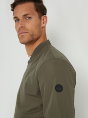 Threadbare Khaki Showerproof Classic Bomber Jacket - Image 2 of 4