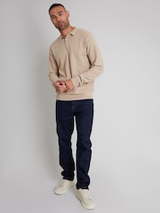 Темно-синий - Короткие - Прямые джинсы стретч Threadbare - Изображение 4 из 4