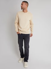 Темно-серый - Стандартный крой - Прямые джинсы стретч Threadbare - Изображение 1 из 4
