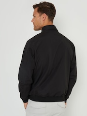 Threadbare Black Showerproof Harrington Style Jacket - Image 2 of 4