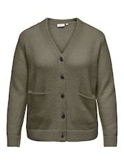 ONLY Curve z gumbi po celotni dolžini Soft Knitted pletena jopa - Slika 1 iz 2