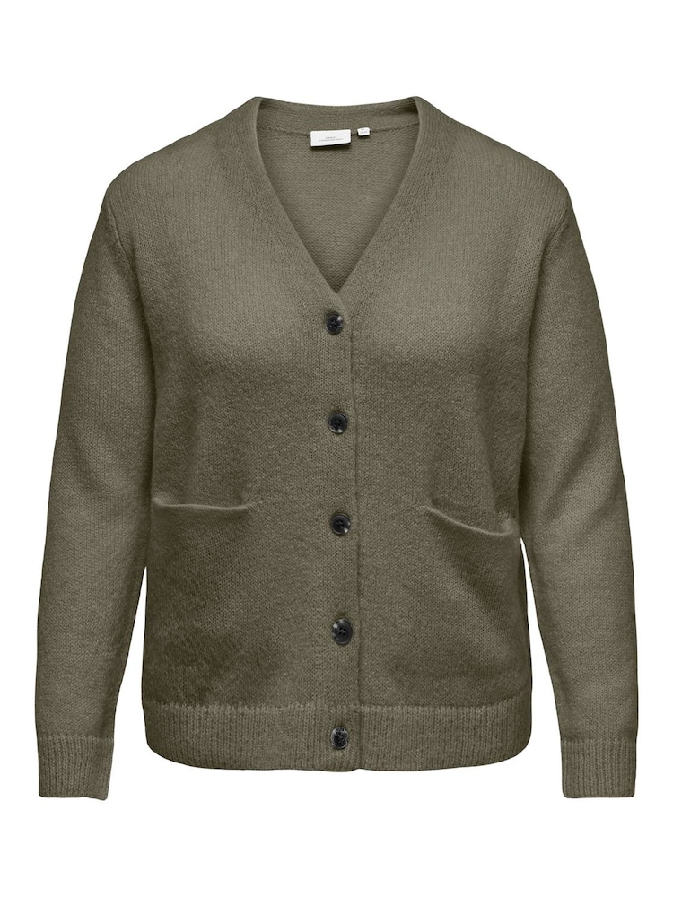ONLY Curve z gumbi po celotni dolžini Soft Knitted pletena jopa - Slika 1 iz 2