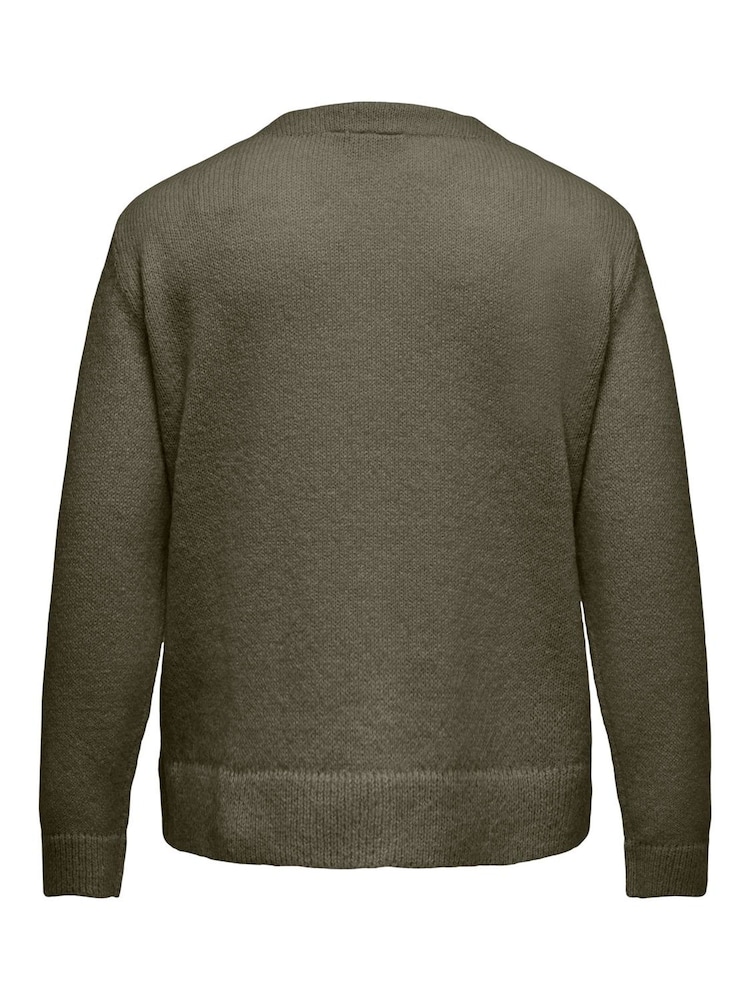 ONLY Curve z gumbi po celotni dolžini Soft Knitted pletena jopa - Slika 2 iz 2