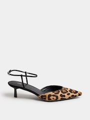 Long Tall Sally Dvodelni zaprti prsti Mid Point čevlji - Slika 2 iz 5