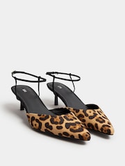 Long Tall Sally Dvodelni zaprti prsti Mid Point čevlji - Slika 3 iz 5