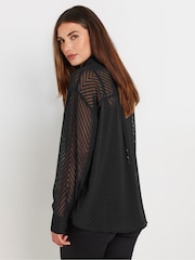 Long Tall Sally Black Stripe Shirt - Image 3 of 4
