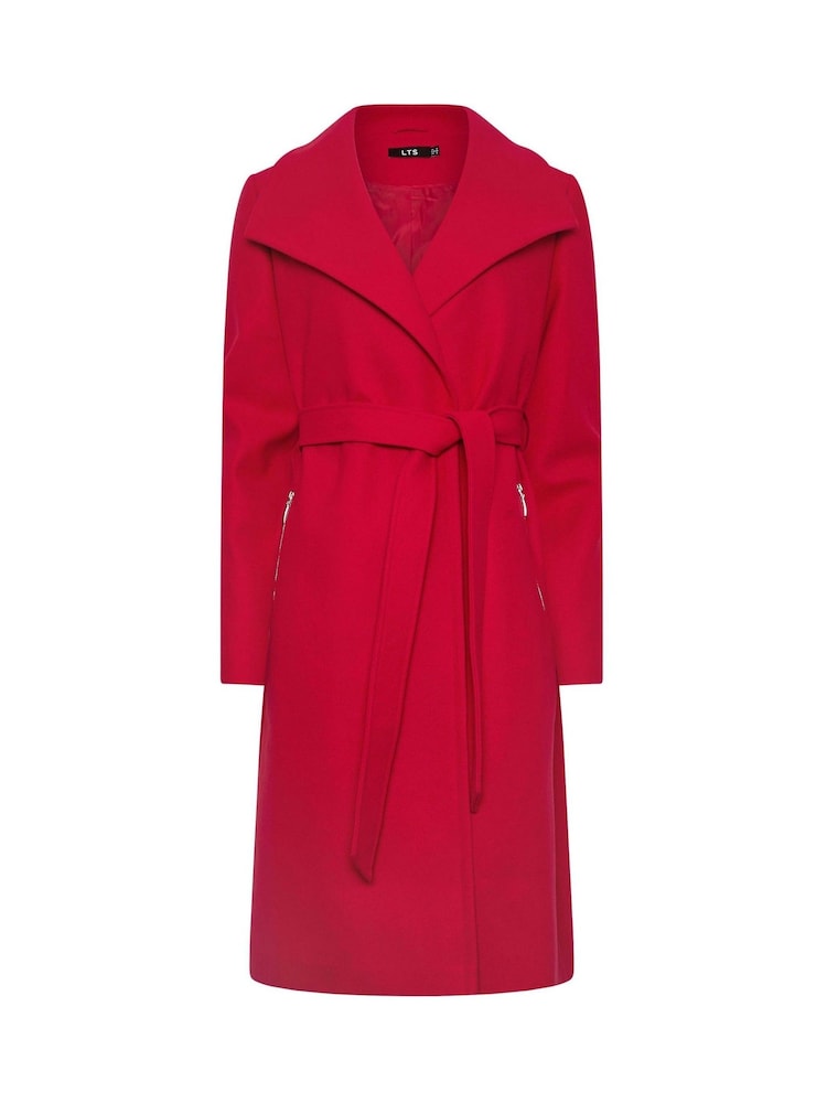 Long Tall Sally Red Wrap Coat - Image 5 of 5 Long Tall Sally Red Wrap Coat - Image 5 of 5