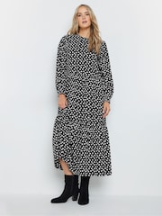 Long Tall Sally Black Spot Smock Dress - Image 1 of 5