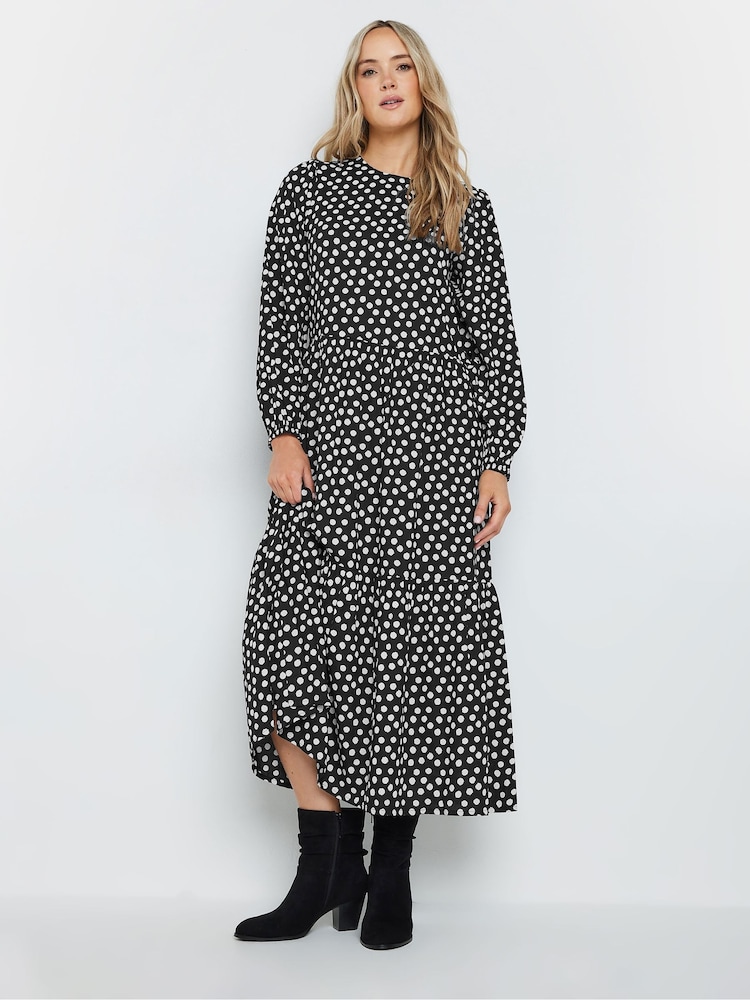 Long Tall Sally Black Spot Smock Dress - Image 1 of 5