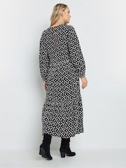 Long Tall Sally Black Spot Smock Dress - Image 4 of 5