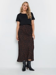 Long Tall Sally Brown Midaxi Skirt - Image 2 of 6