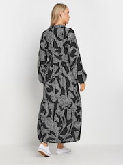 Long Tall Sally Black Long Sleeve Tiered Smock Dress - Image 3 of 4