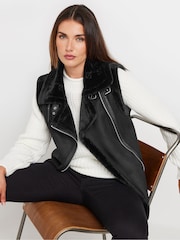 Long Tall Sally Aviator Gilet - Image 1 of 5