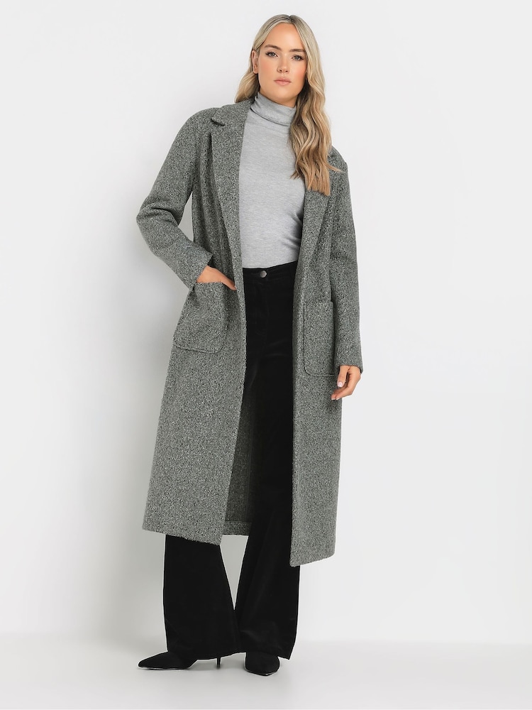 Long Tall Sally Grey Tailored Coatigan - Image 1 of 5