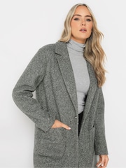 Long Tall Sally Grey Tailored Coatigan - Image 4 of 5