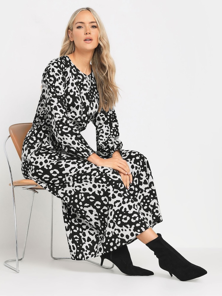 Long Tall Sally Black Long Sleeve Midi Dress - Image 2 of 5