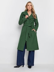 Long Tall Sally Green Wrap Coat - Image 1 of 5