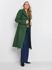 Long Tall Sally Green Wrap Coat - Image 2 of 5