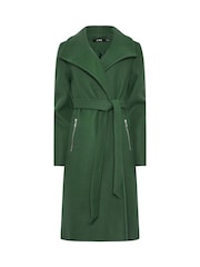 Long Tall Sally Green Wrap Coat - Image 5 of 5