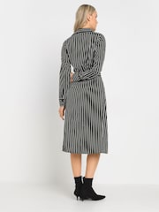 Long Tall Sally Black Stripe Shirt Dress - Image 3 of 5