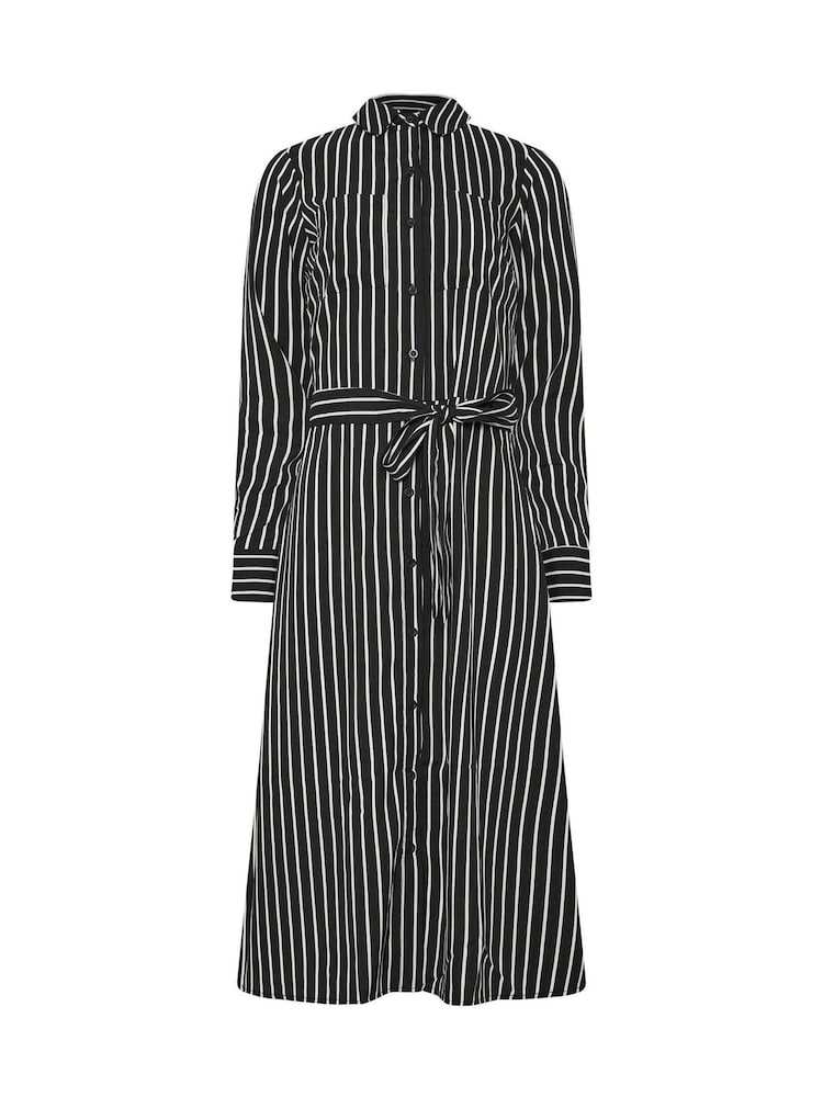 Long Tall Sally Black Stripe Shirt Dress - Image 5 of 5