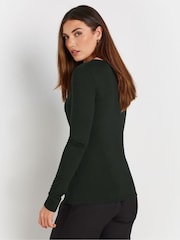 Blusa con diseño envolvente con hebilla de Long Tall Sally - Imagen 4 de 6