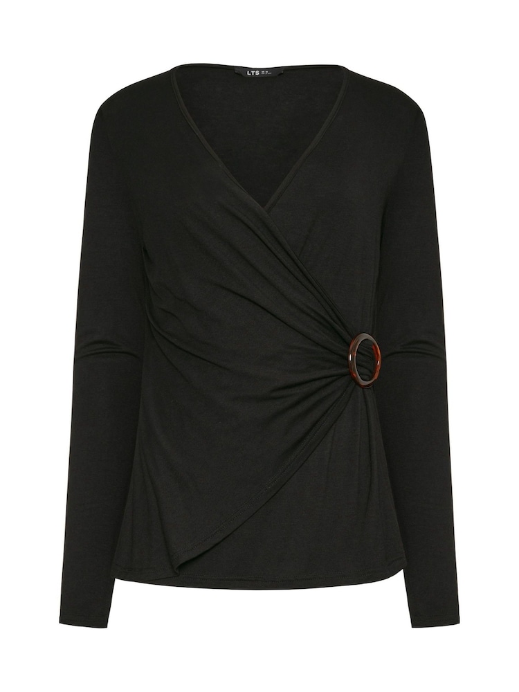 Blusa con diseño envolvente con hebilla de Long Tall Sally - Imagen 6 de 6 Blusa con diseño envolvente con hebilla de Long Tall Sally - Imagen 6 de 6