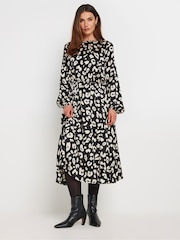 Long Tall Sally Natural Long Sleeve Midi Dress - Image 1 of 5
