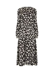 Long Tall Sally Natural Long Sleeve Midi Dress - Image 5 of 5