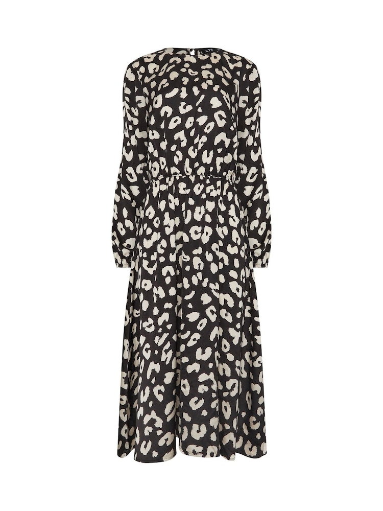 Long Tall Sally Natural Long Sleeve Midi Dress - Image 5 of 5