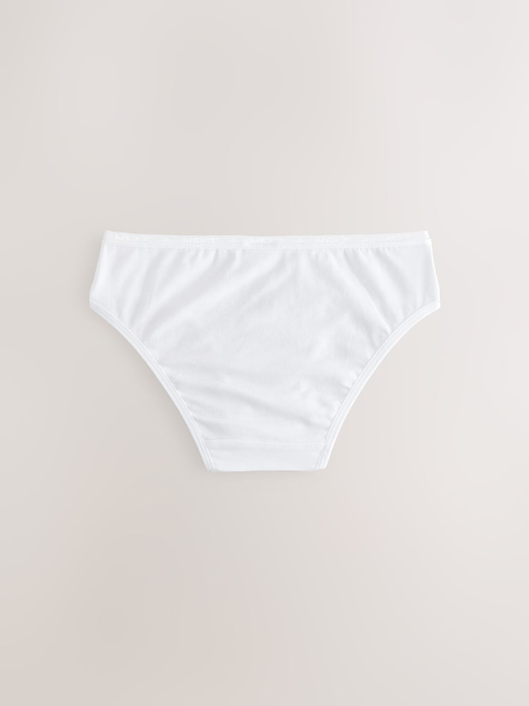 White Bikini Briefs 5 Pack (5-16yrs) - Image 7 of 9