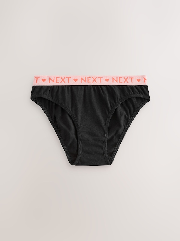Black Bikini Briefs 7 Pack (5-16yrs) - Image 2 of 11