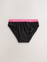 Black Bikini Briefs 7 Pack (5-16yrs) - Image 4 of 11