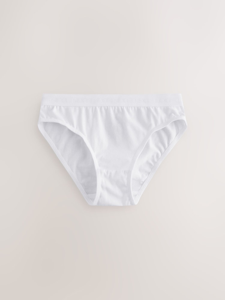 Black/White Bikini Briefs 7 Pack (5-16yrs) - Image 6 of 11