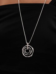 Mood Silver Tone Crystal Disc Jewellery Set - Image 3 of 4