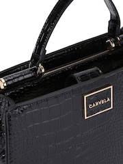 Carvela Black Chrome Jessica Mini Tote 2 Bag - Image 7 of 7