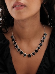 Mood Gold Tone Facet Statement Necklace - Image 2 of 3
