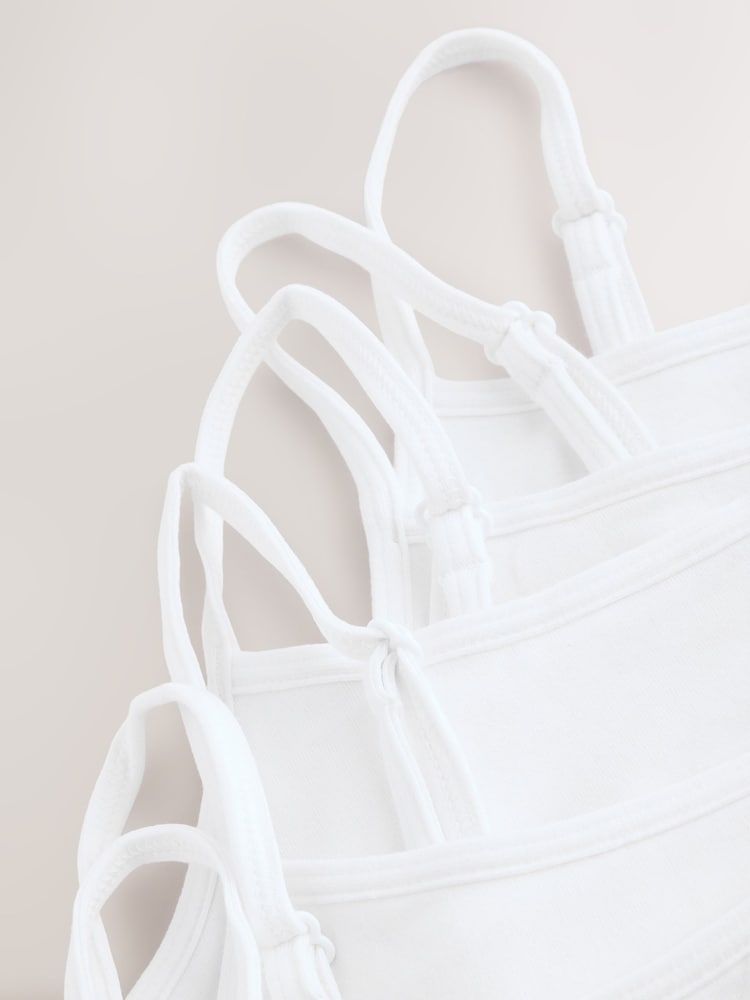 White Strappy Crop Tops 7 Pack (5-16yrs) - Image 11 of 11