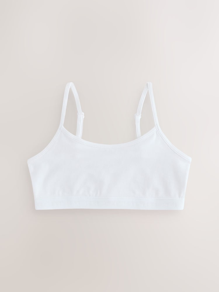 White Strappy Crop Tops 7 Pack (5-16yrs) - Image 2 of 11