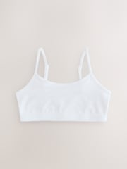 White Strappy Crop Tops 7 Pack (5-16yrs) - Image 8 of 11