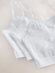 White Strappy Crop Tops 3 Pack (5-16yrs) - Image 6 of 7