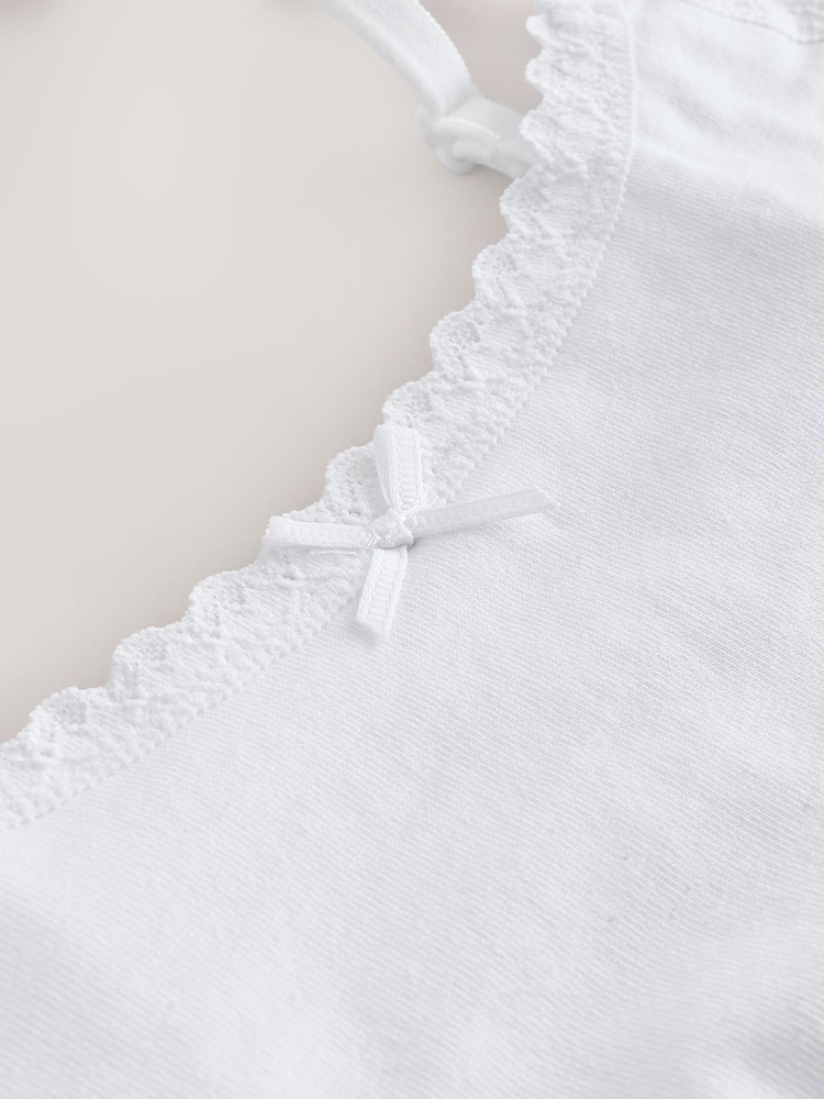 White Strappy Crop Tops 3 Pack (5-16yrs) - Image 7 of 7
