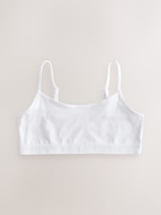 Black/White Strappy Crop Tops 3 Pack (5-16yrs) - Image 2 of 7