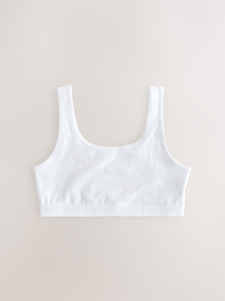 White Scoop Crop Top (5-16yrs) - Image 2 of 9 White Scoop Crop Top (5-16yrs) - Image 2 of 9