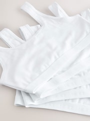 White Scoop Crop Top (5-16yrs) - Image 8 of 9