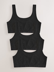 Black Scoop Crop Top (5-16yrs) - Image 1 of 7