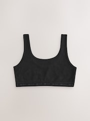Black Scoop Crop Top (5-16yrs) - Image 3 of 7